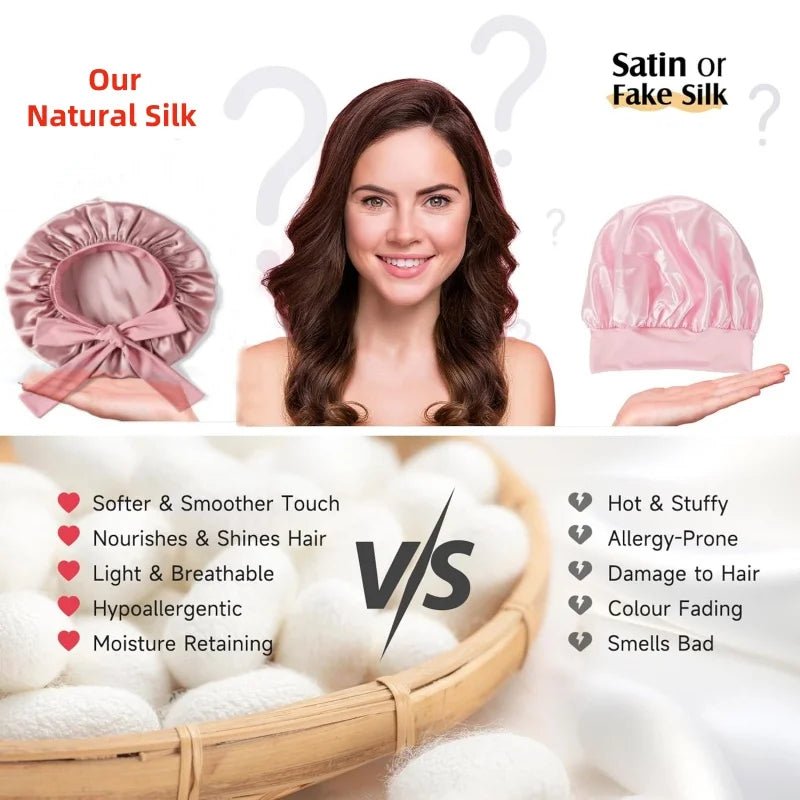 Luxury Mulberry Silk Bonnet by Belvado