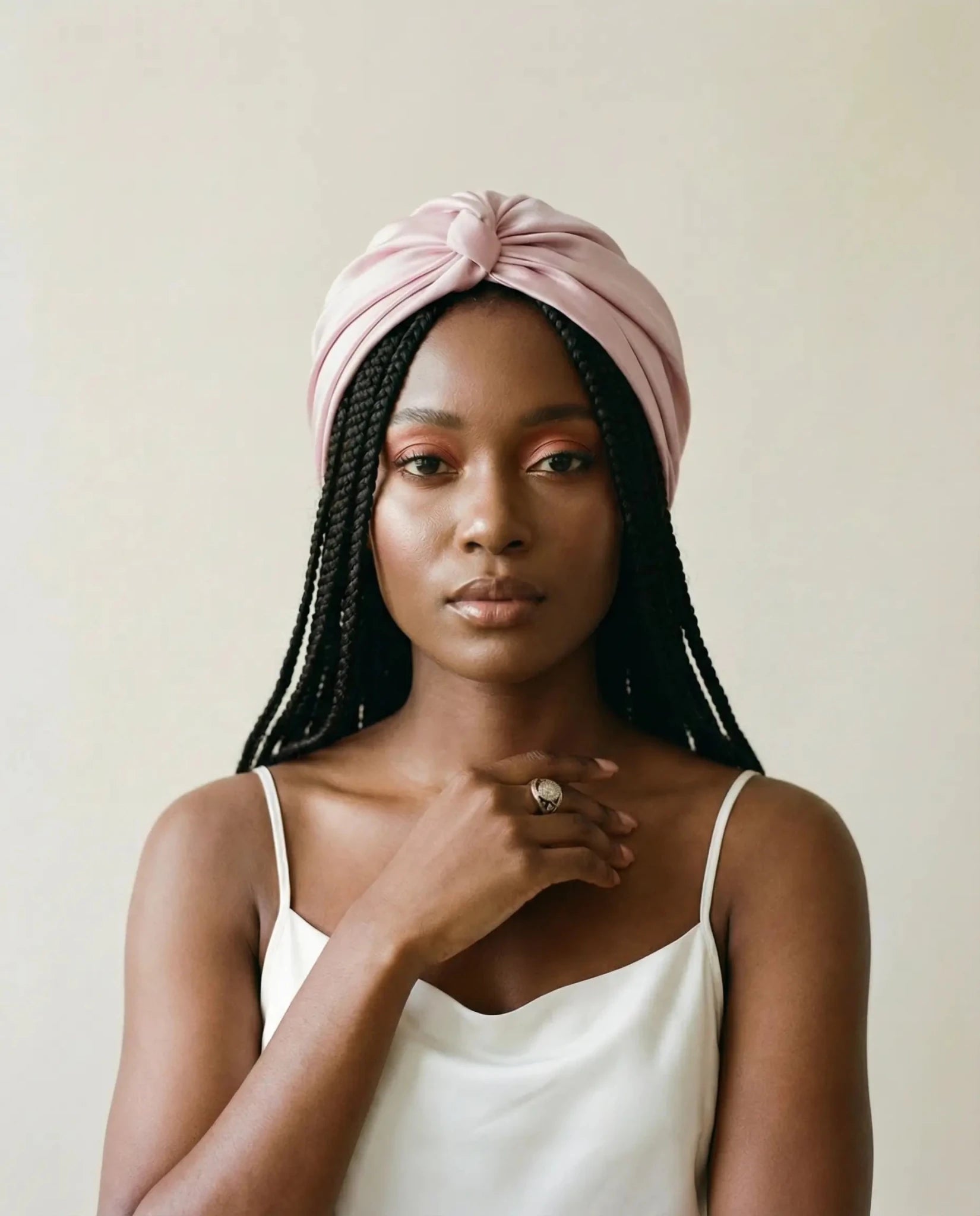 Belvado Mulberry Silk Bonnet - Turban - 